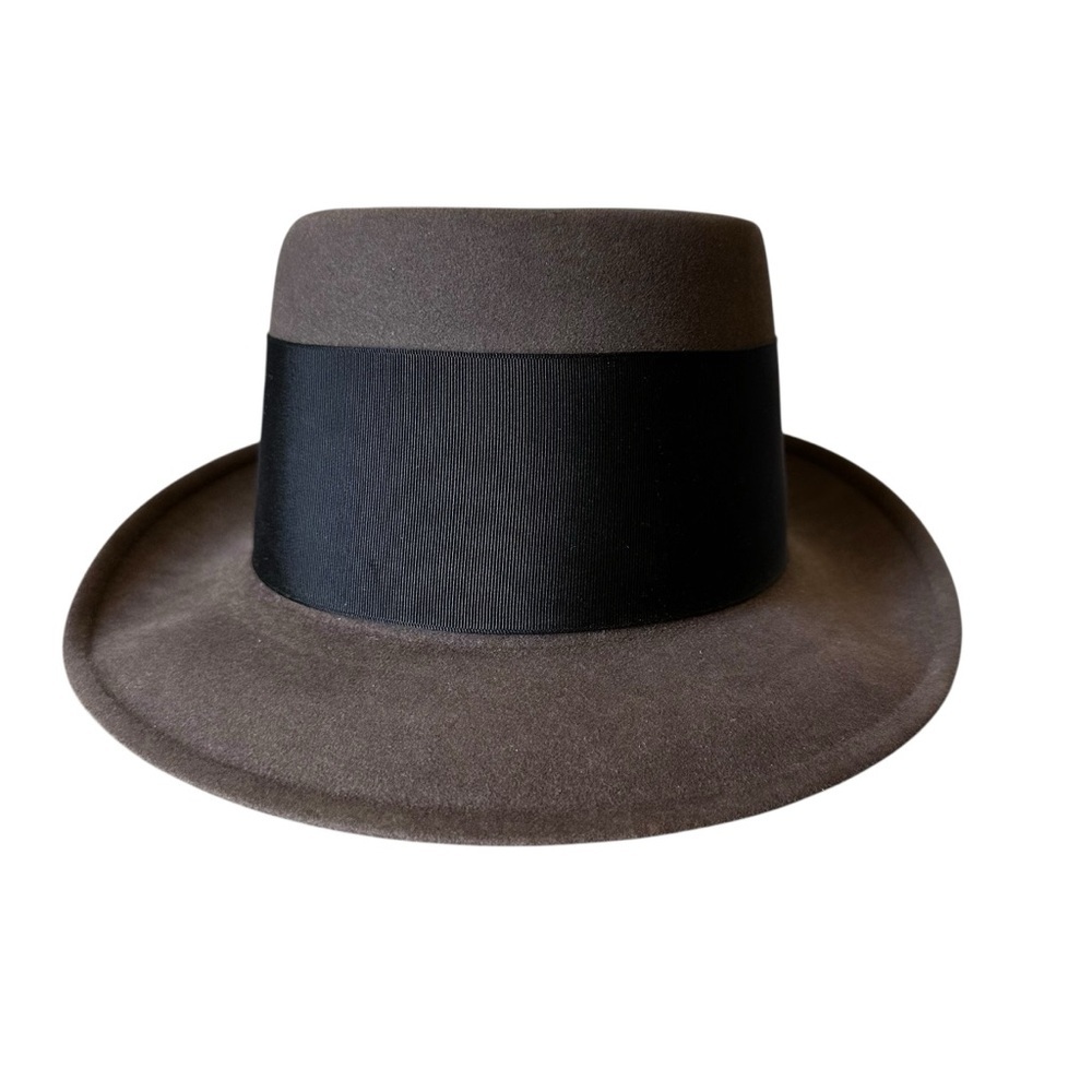 RESISTOL Vintage 15X Beaver Self Conforming Flatop Hat Designed by Harry Rolnick